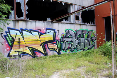 Graffiti Bombing - Photo by fragil - ANC, Agil