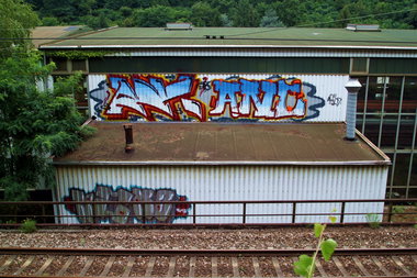 Graffiti Bombing - Photo by fragil - ANC, ANC