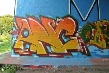 Graffiti Wall - Photo by fragil - ANC, Amsterdam
