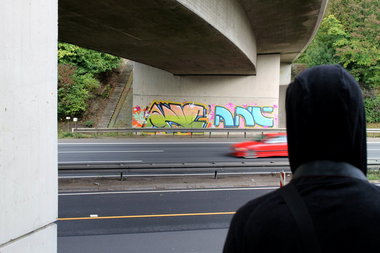 Graffiti Bombing - Photo by fragil - ANC, ANC