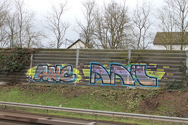 Graffiti Bombing - Photo by fragil - ANC, ANC