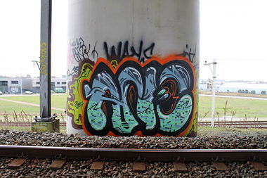 Graffiti Bombing - Photo by fragil - ANC, Amsterdam