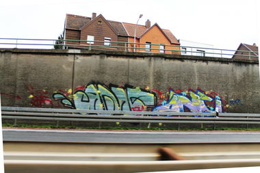 Graffiti Bombing - Photo by fragil - ANC, ANC