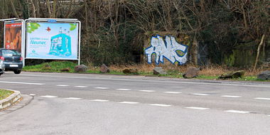 Graffiti Bombing - Photo by fragil - ANC