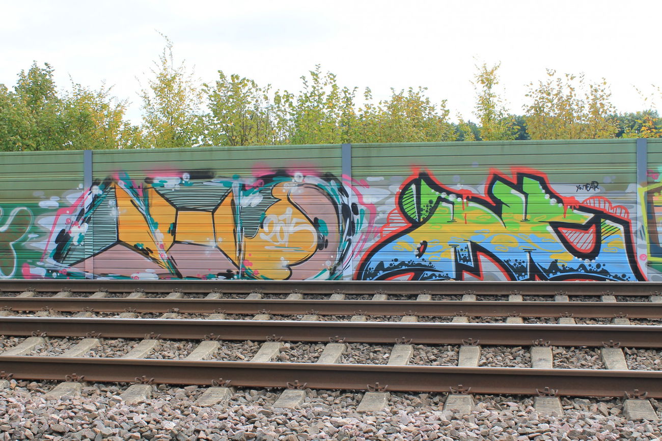 Graffiti Bombing - Photo by fragil - ANC, ANC