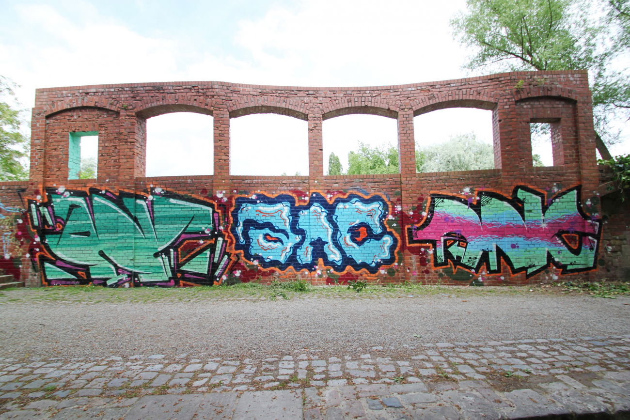 Graffiti Bombing - Photo by fragil - ANC, ANC, ANC