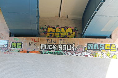 Graffiti Bombing - Photo by fragil - ANC