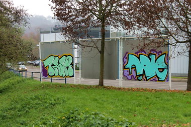 Graffiti Bombing - Photo by fragil - TEAR, ANC