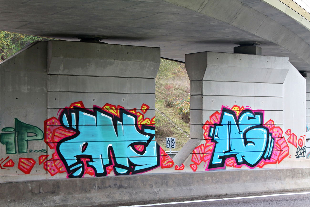 Graffiti Bombing - Photo by fragil - ANC, AG