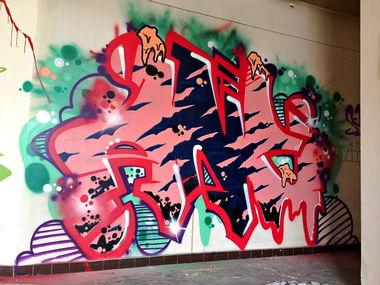 Graffiti Bombing - Photo by fragil - ANC