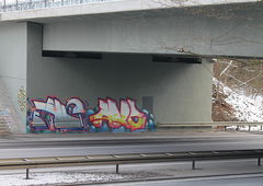 Graffiti Bombing - Photo by fragil - ANC, ANC