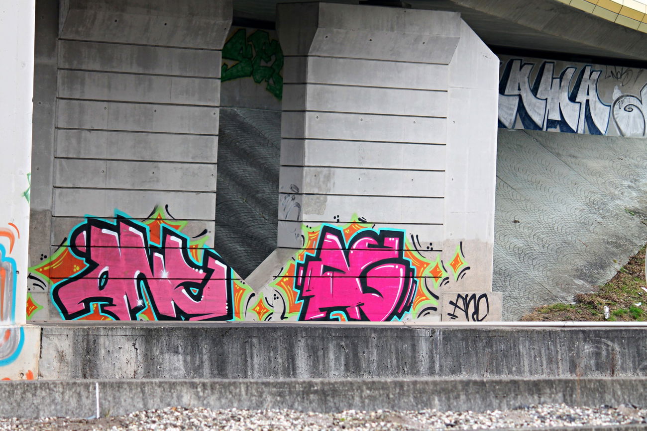 Graffiti Bombing - Photo by fragil - ANC, AG