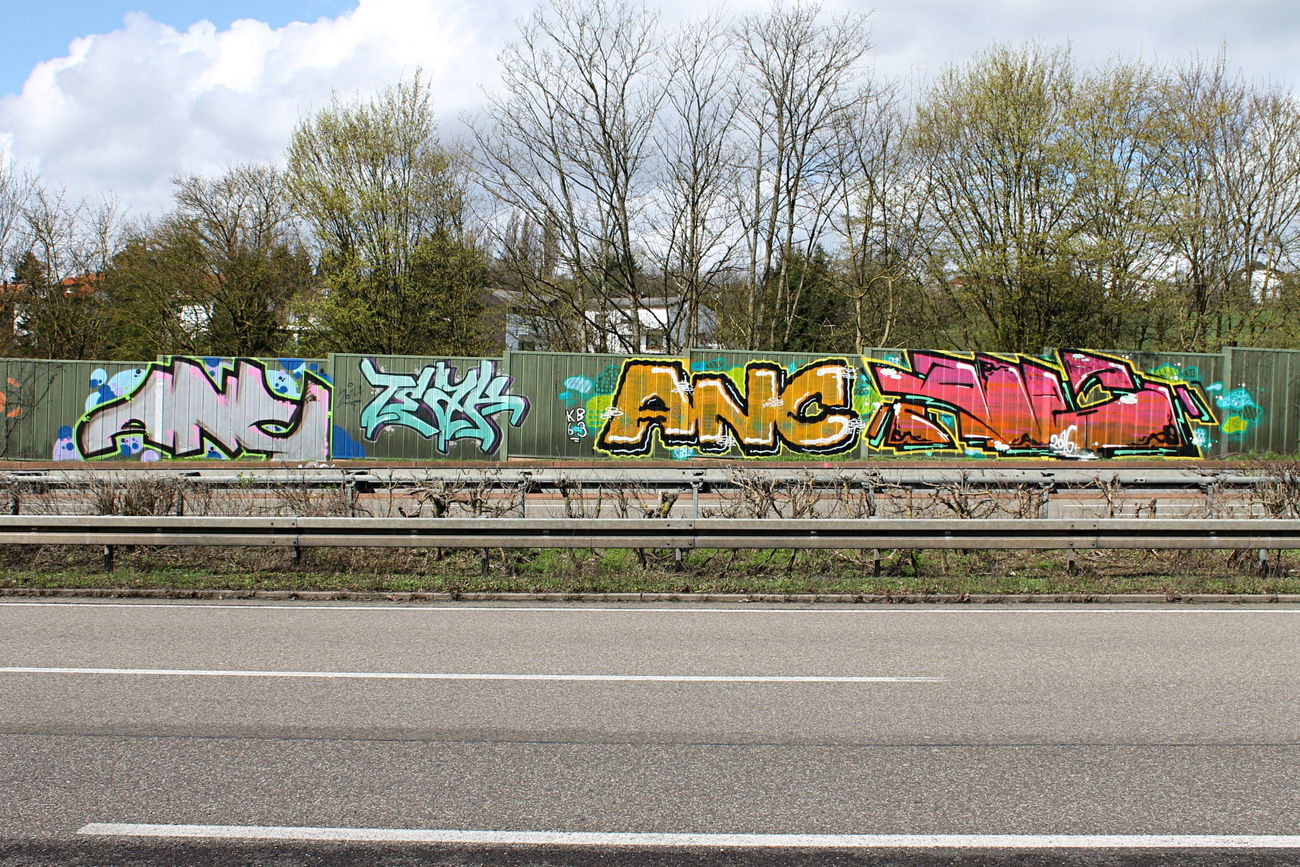Graffiti Bombing - Photo by fragil - ANC, TEAK, ANC