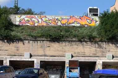 Graffiti Bombing - Photo by fragil - ANC, ANC, :