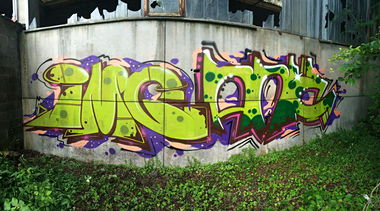 Graffiti Bombing - Photo by fragil - IMC, ANC