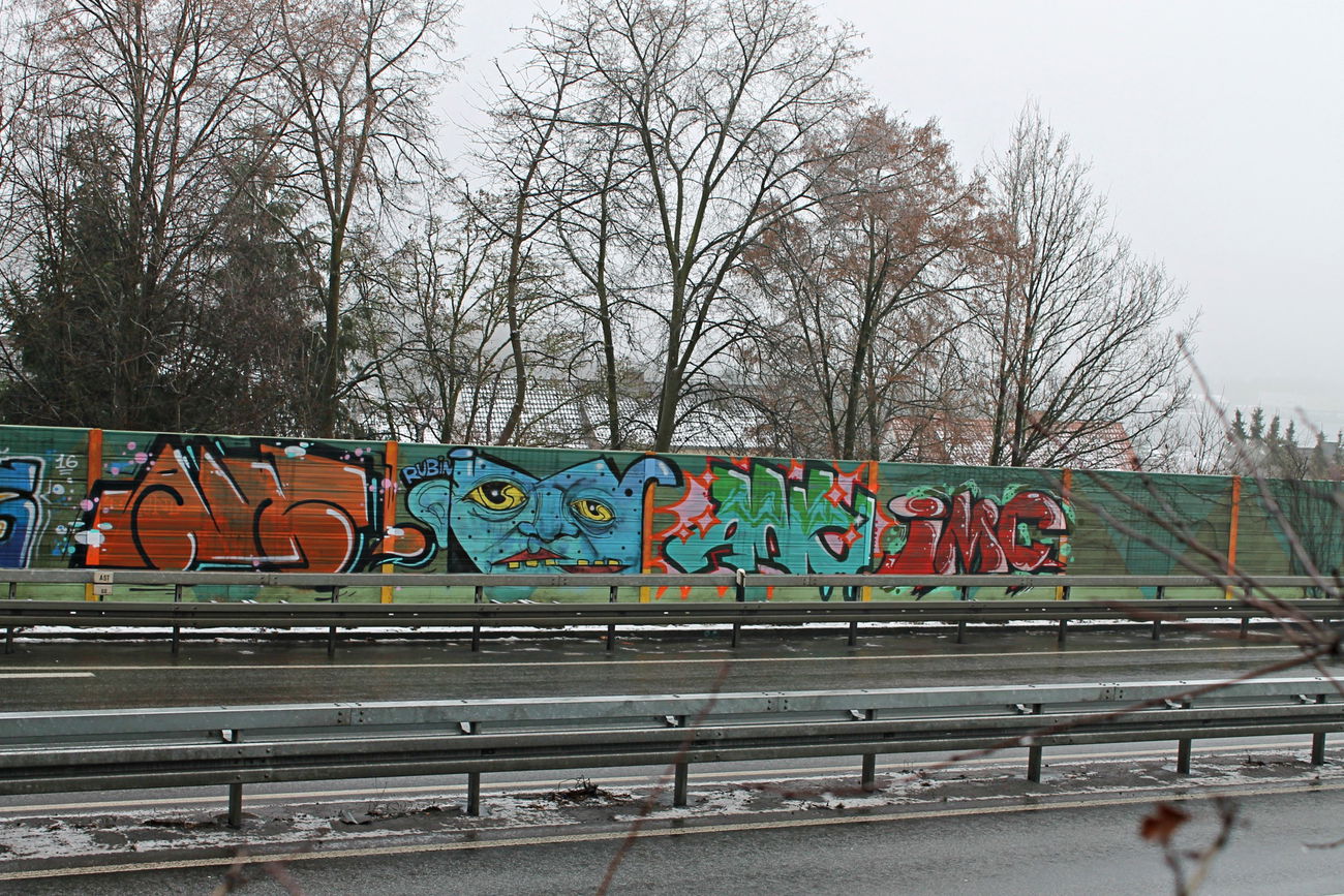 Graffiti Bombing - Photo by fragil - ANC, IMC, ANC