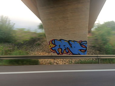 Graffiti Bombing - Photo by fragil - ANC