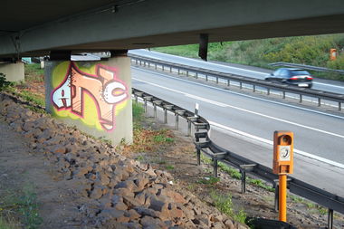 Graffiti Bombing - Photo by fragil - ANC