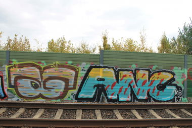 Graffiti Bombing - Photo by fragil - AG, ANC