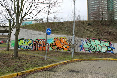 Graffiti Bombing - Photo by fragil - ANC, ICE, ANC
