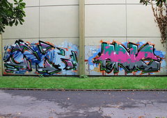 Graffiti Bombing - Photo by fragil - ANC, ANC