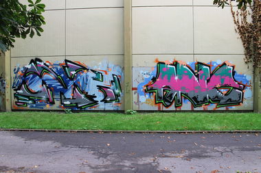 Graffiti Bombing - Photo by fragil - ANC, ANC