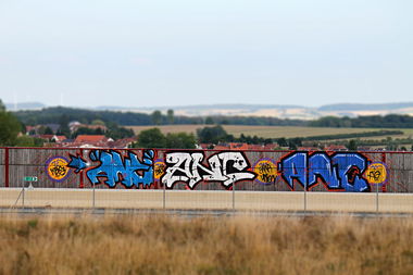 Graffiti Bombing - Photo by fragil - ANC, ANC, ANC