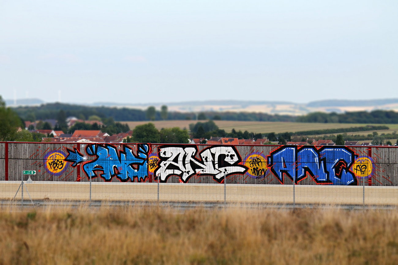 Graffiti Bombing - Photo by fragil - ANC, ANC, ANC