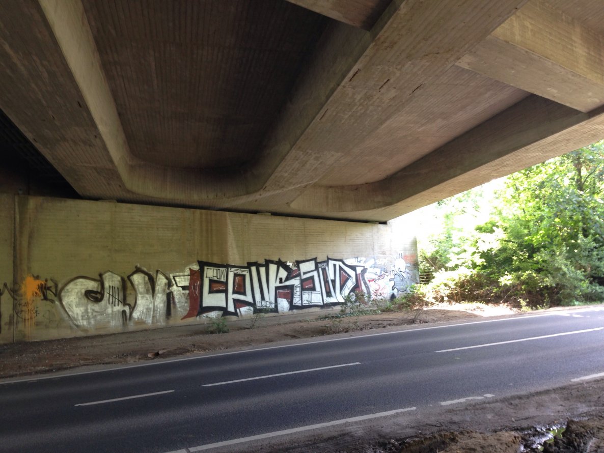 Graffiti Bombing in Frankfurt - Photo by franzaforta - Cpuk, cpuks, cpuk (2013)