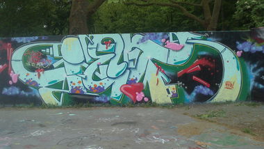 Graffiti Wall - Photo by freakazoid