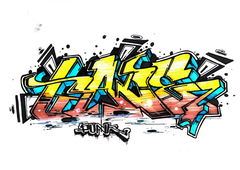 Graffiti Sketch - Photo by freaks - tade, battle (2014)