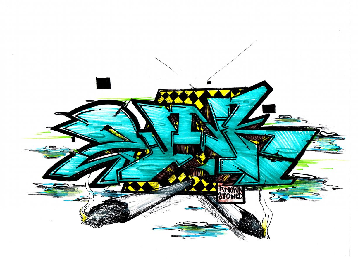 Graffiti Wall - Photo by freaks - Stoned, Punk, Known