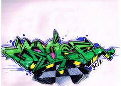 Graffiti Sketch - Photo by freaks (2014)