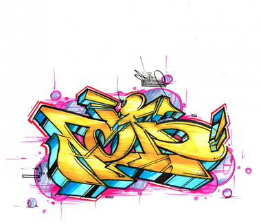 Graffiti Sketch - Photo by freaks (2014)