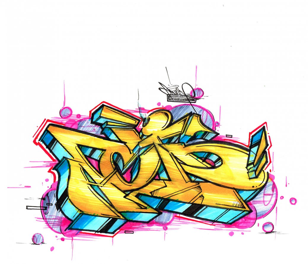 Graffiti Sketch - Photo by freaks (2014)