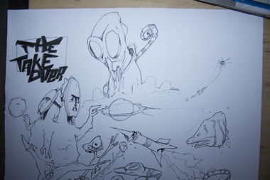 Graffiti Sketch - Photo by freddybongo (2015)