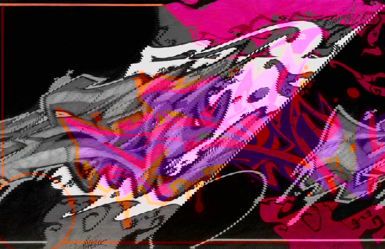 Graffiti Sketch in WaKeeney - Photo by freehand88 - 88, freehand, palnting (2012)