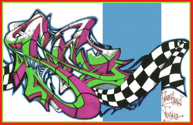 Graffiti Sketch in Canada - Photo by freehand88 - freehand, 88, abstract (2013)