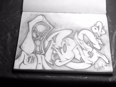 Graffiti Sketch - Photo by freehand88 - tag, skeches, blackbook (2013)