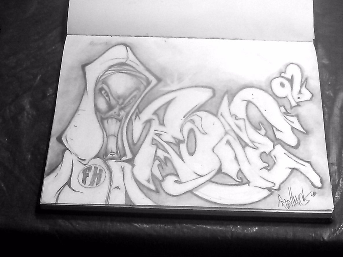 Graffiti Sketch - Photo by freehand88 - tag, skeches, blackbook (2013)