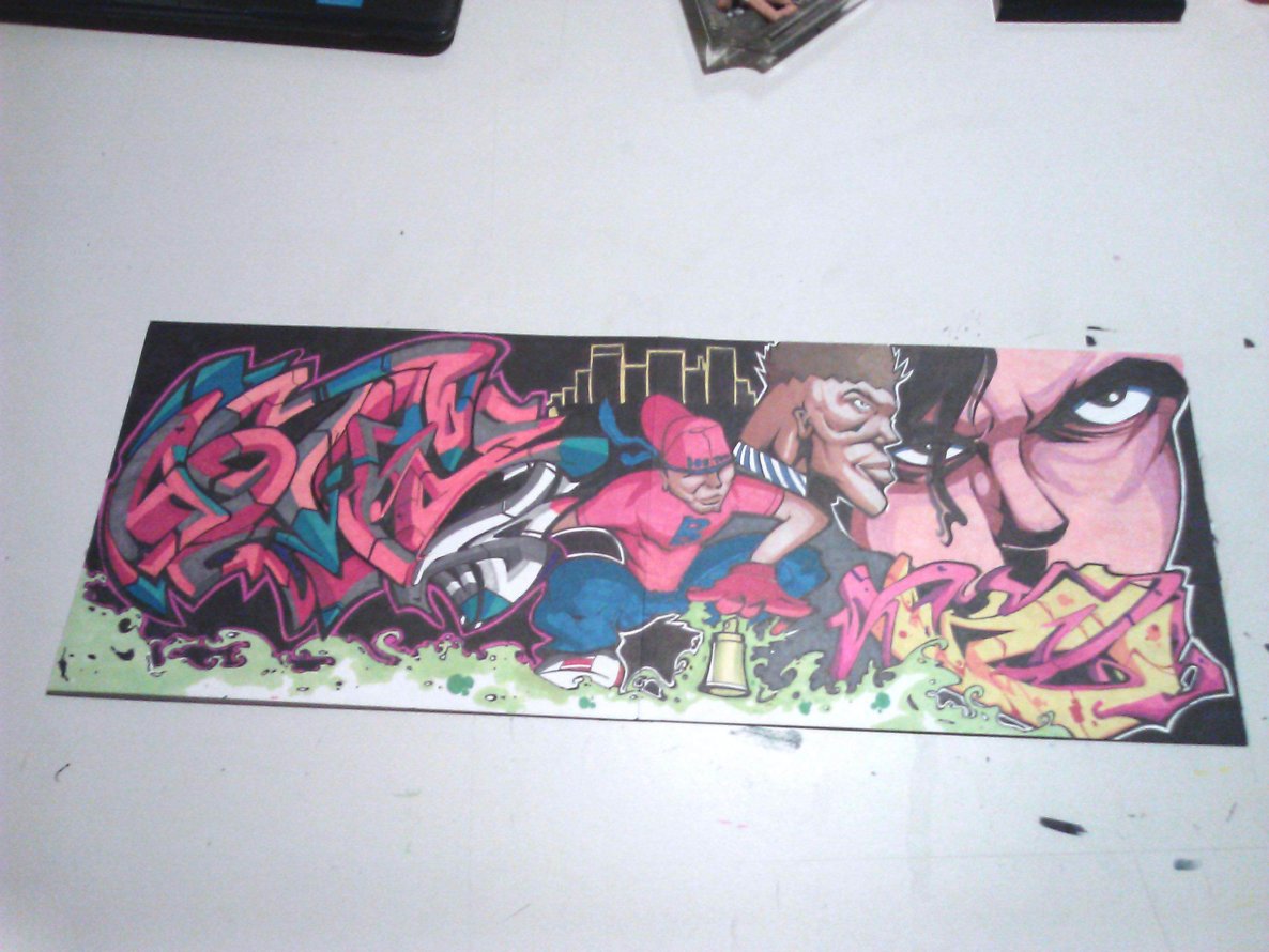 Graffiti Train - Photo by freehand88 - painting, graff, blackbook (2013)