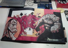 Graffiti Sketch in Alexandria - Photo by freehand88 - blackbook, graffiti, freehand88 (2013)