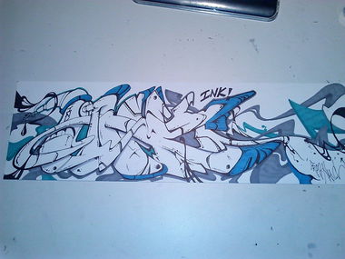 Graffiti Sketch in United States - Photo by freehand88 - ink, marker, freehand (2015)