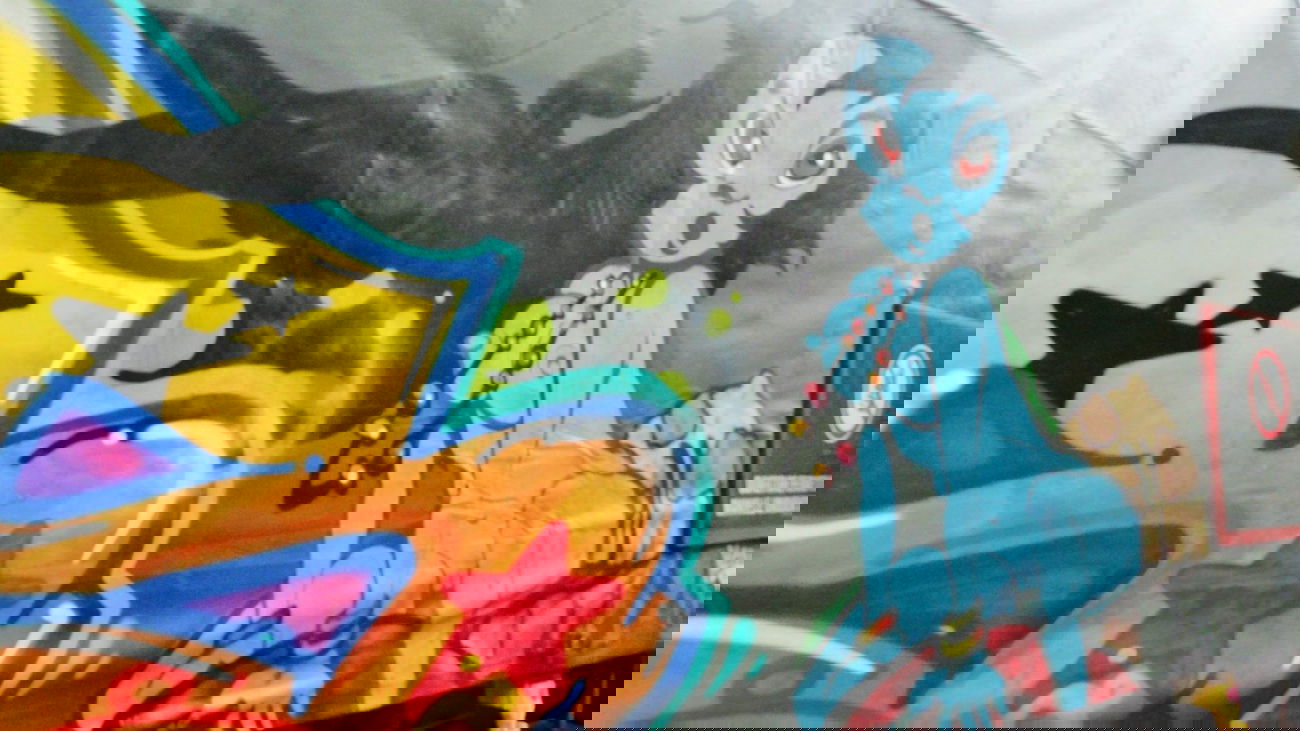 Graffiti Train - Photo by freightkilla - KEBOS, graffiti, graff