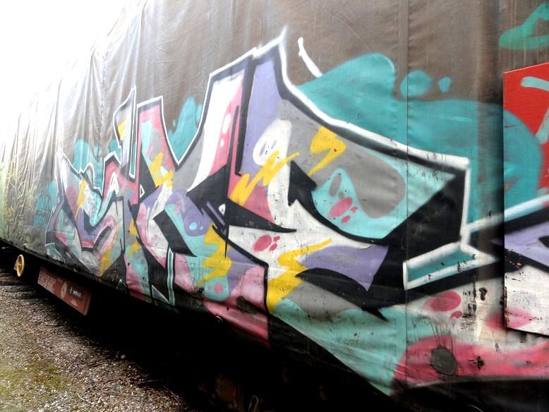 Graffiti Train - Photo by freightkilla