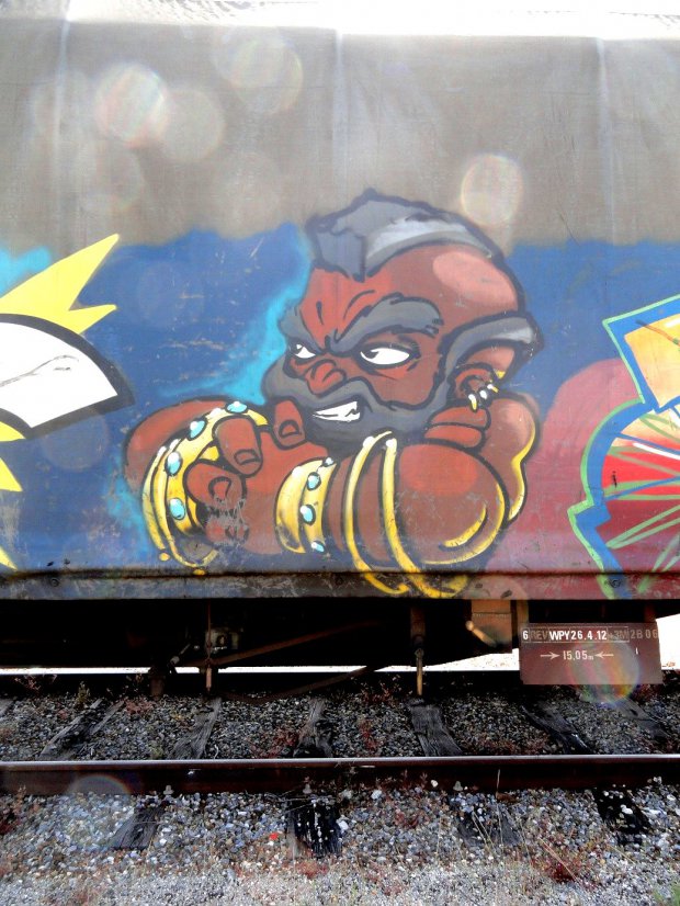Graffiti Train - Photo by freightkilla - twp, graffiti, france