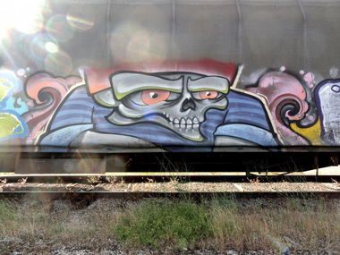 Graffiti Train - Photo by freightkilla
