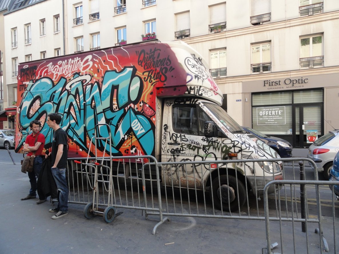 Graffiti Wall - Photo by freightkilla - shane, odv, paris