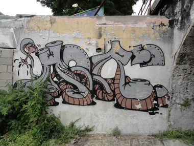 Graffiti Wall - Photo by freightkilla - horfe, graffiti