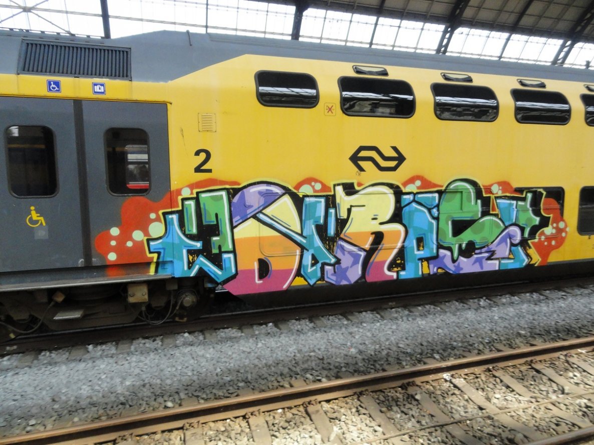 Graffiti Train - Photo by freightkilla - DOROS?